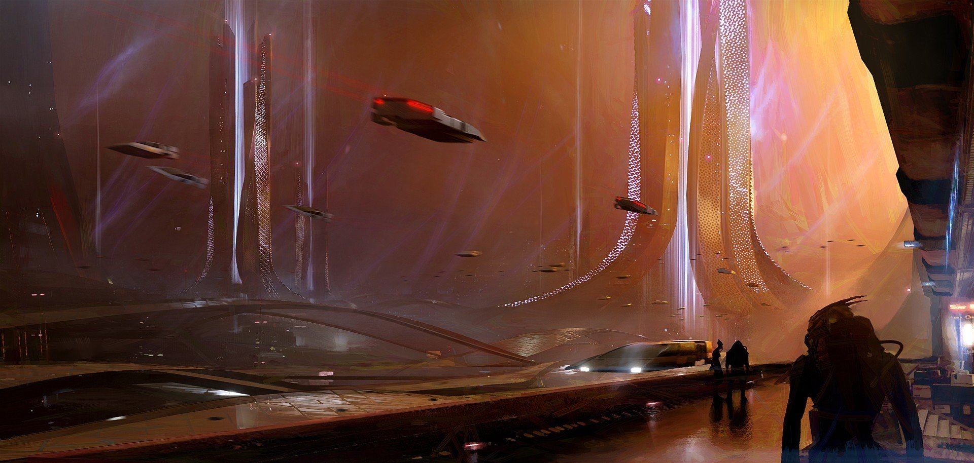 Разработчики опубликовали новые концептарты Mass Effect 5