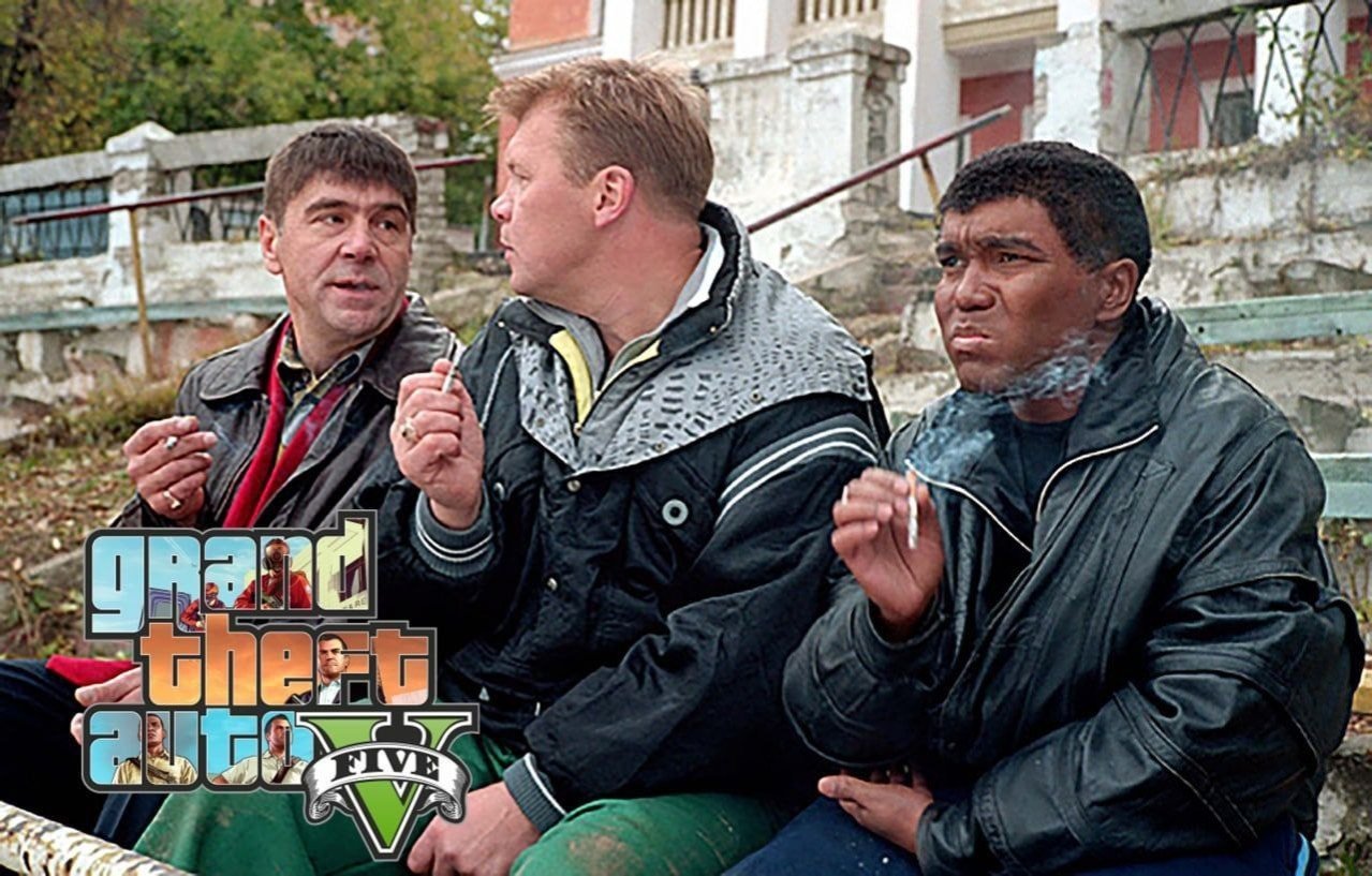 Фото как бы выглядели русские фильмы по Ведьмаку GTA Sims и Max Payne