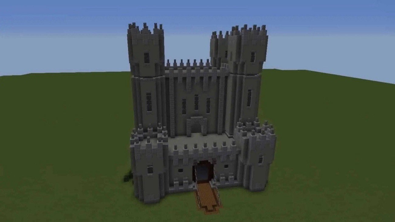 Как построить замок в Minecraft