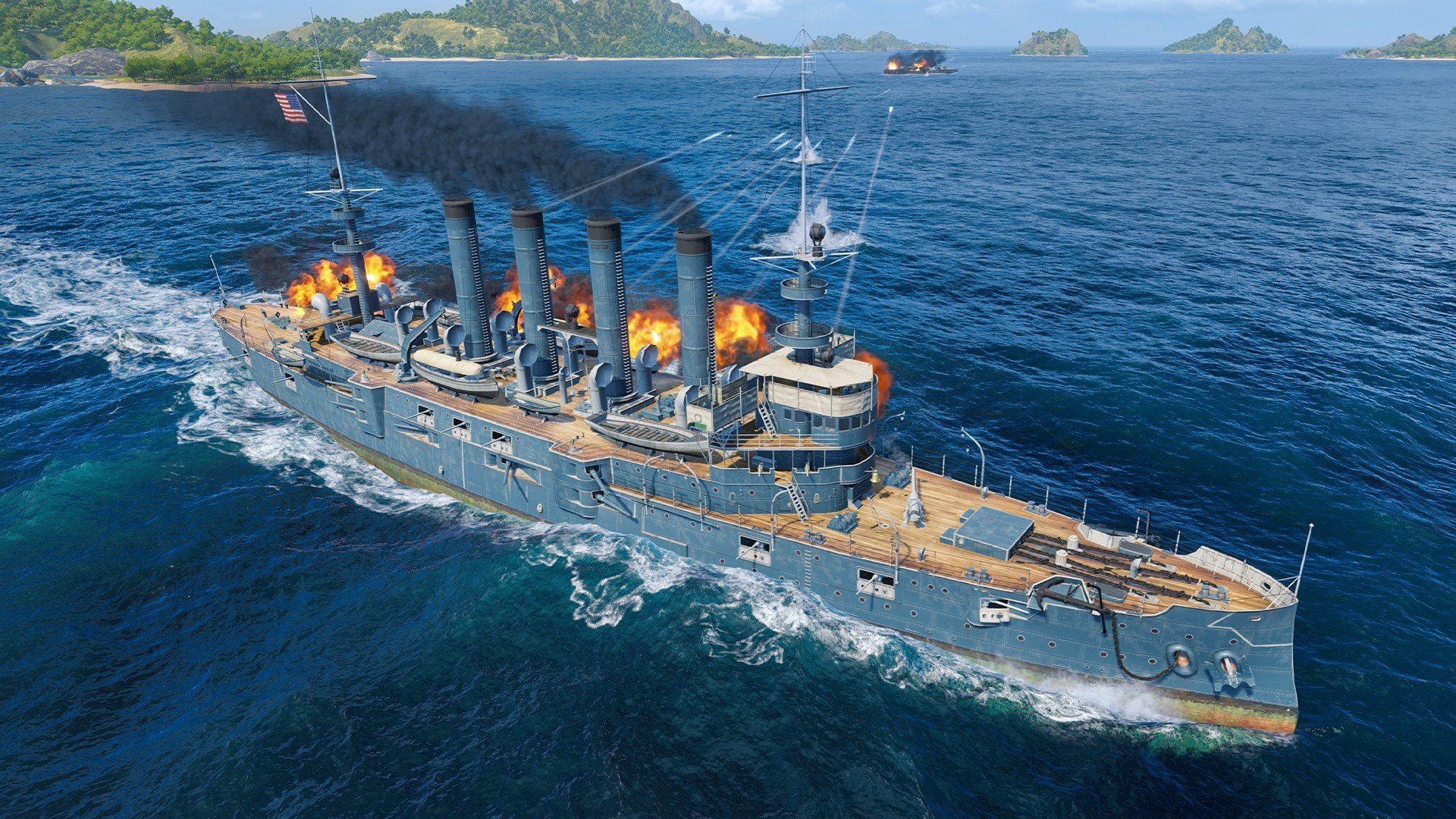 В World of Warships бесплатно отдают набор за 1650 рублей и дарят 5 в Steam