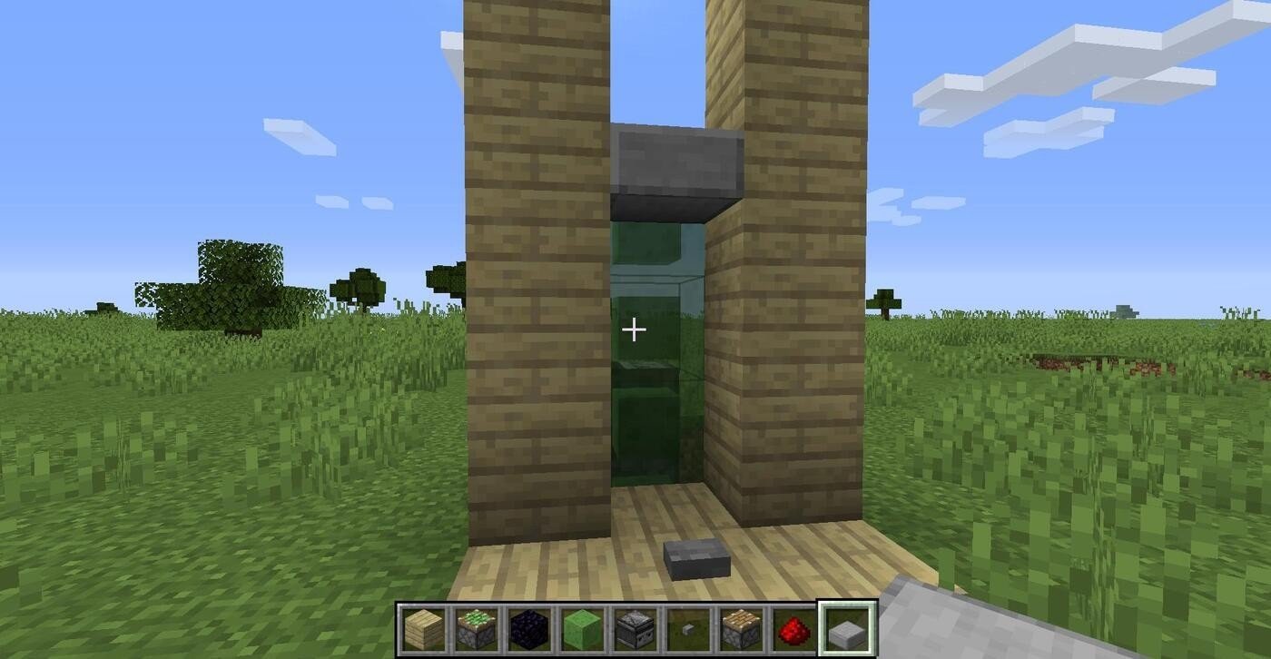 Как сделать лифт в Minecraft
