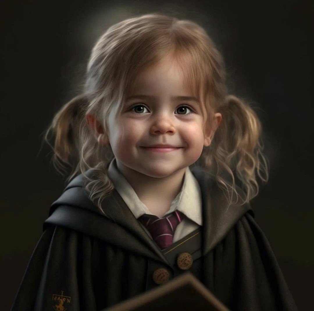Нейросеть показала героев вселенной Гарри Поттер в виде детей