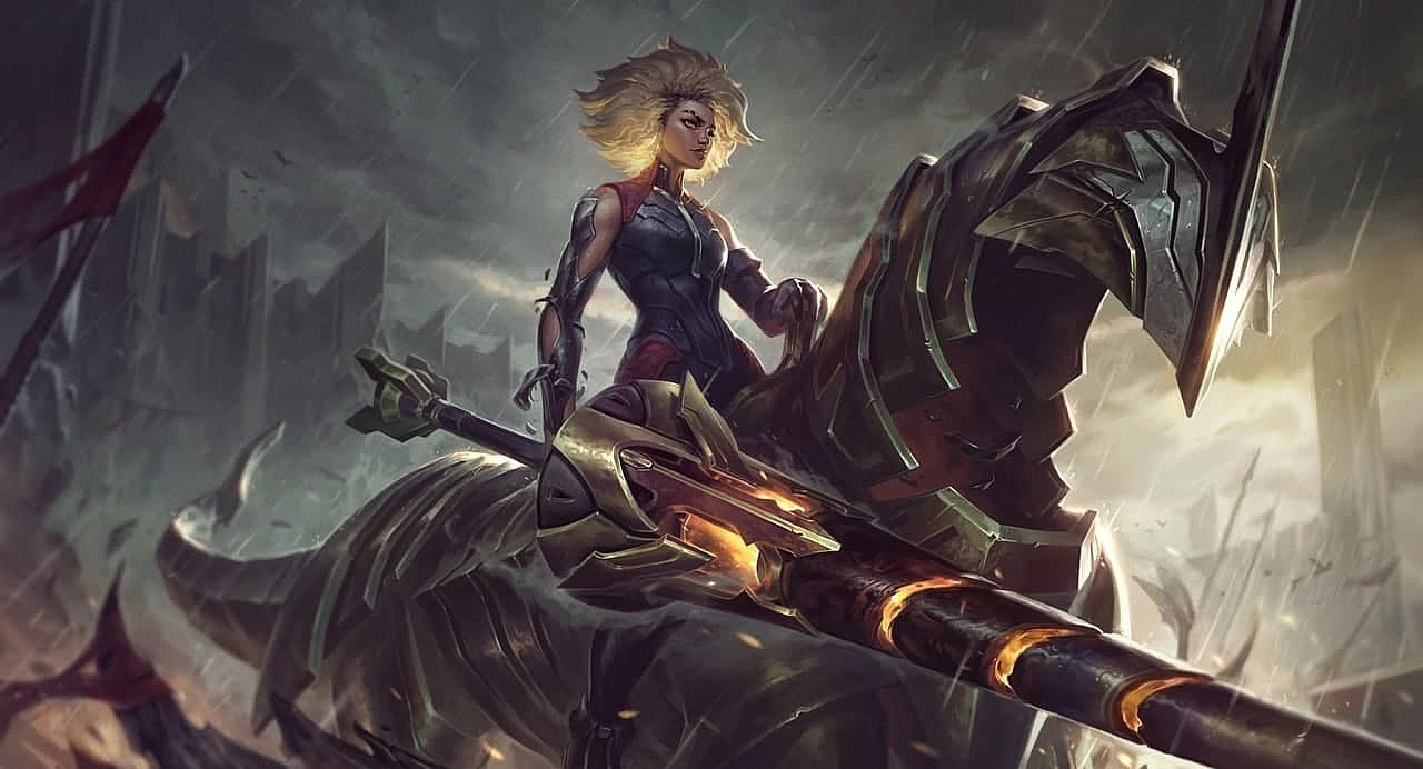 Девушка с огромным копьём   анонсирован новый чемпион League of Legends