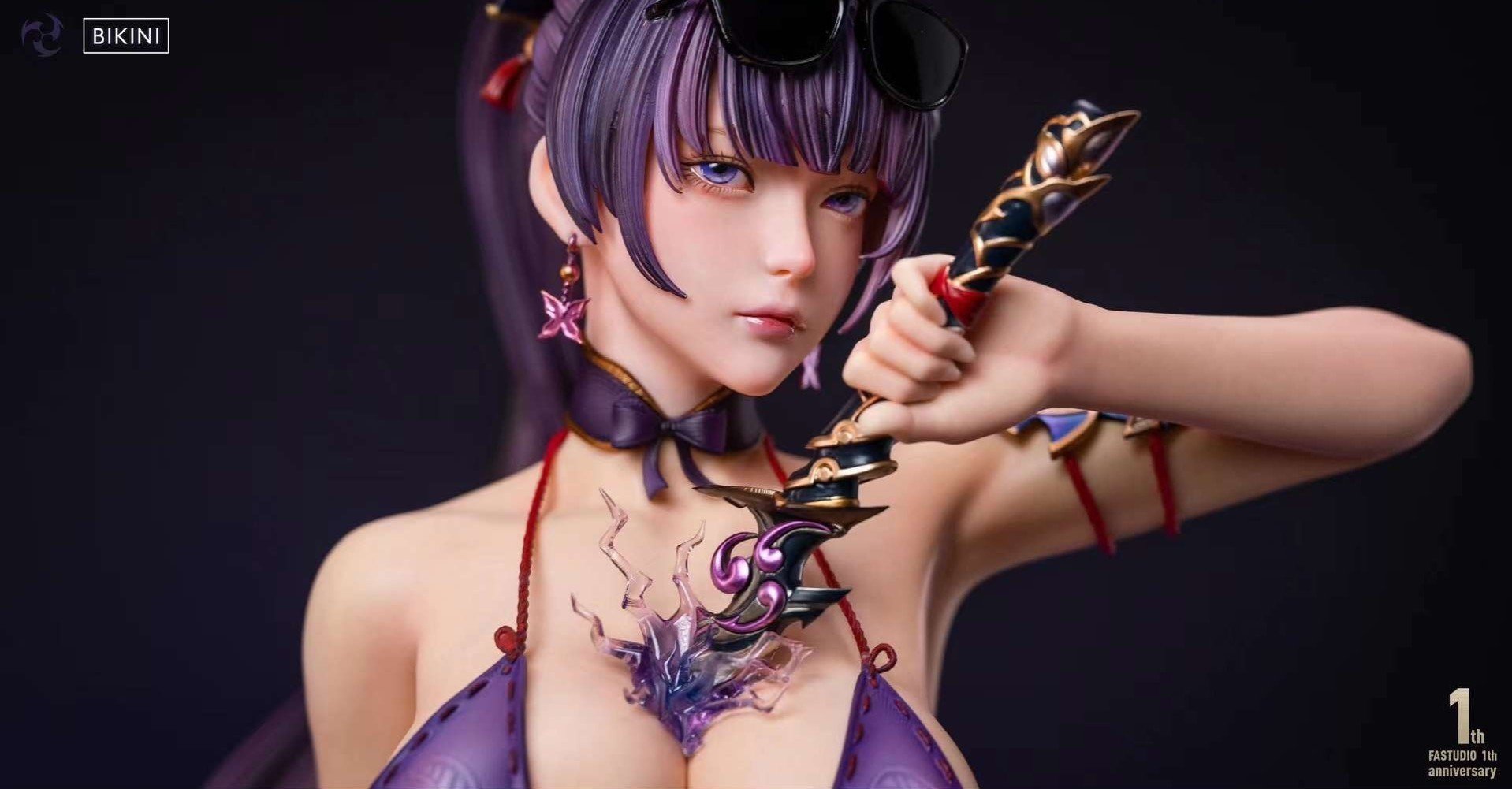 Представлена фигурка Сегун Райдэн из Genshin Impact с большим размером груди