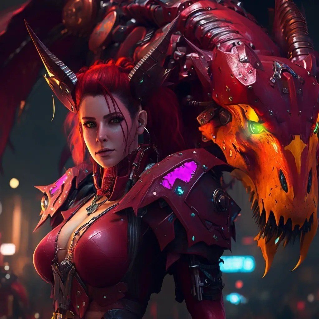 Сексуальная Алекстраза и грозный Иллидан ИИ отправил героев WoW в мир Cyberpunk 2077