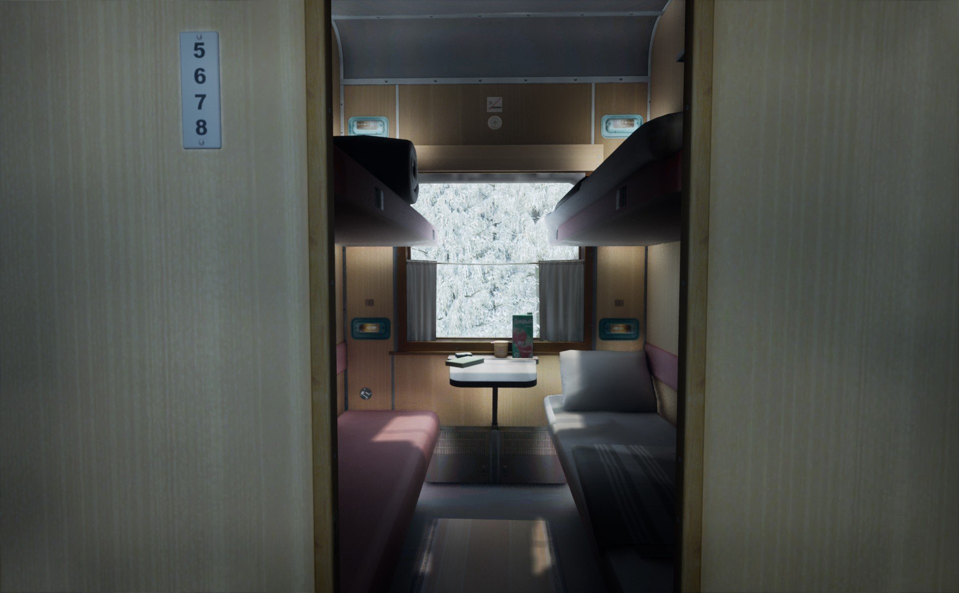 Train travel simulator