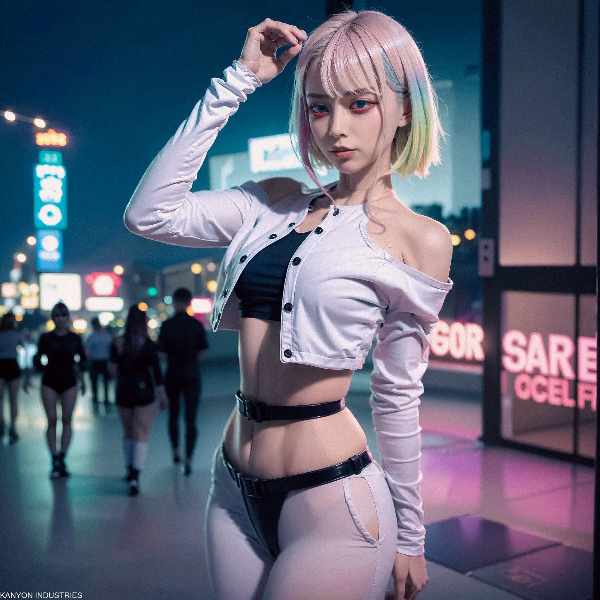 Cyberpunk cosplay girl фото 57