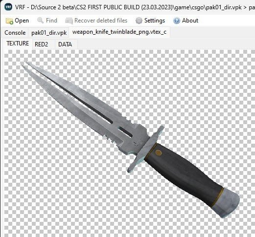В файлах CounterStrike 2 нашли новые ножи вот как они выглядят
