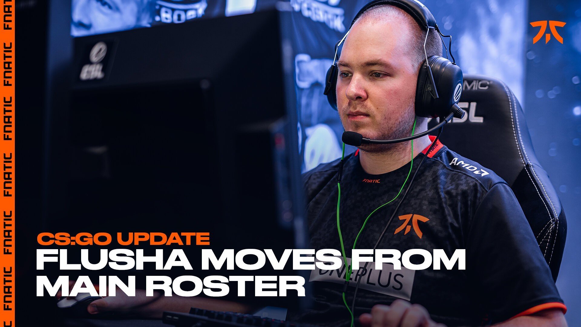 Тренер Fnatic Уверен Flusha быстро найдет новую команду