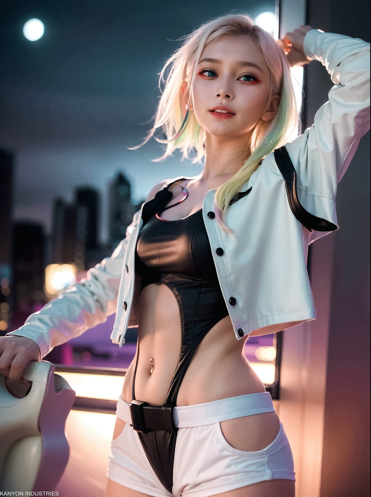 Cyberpunk cosplay girl фото 58