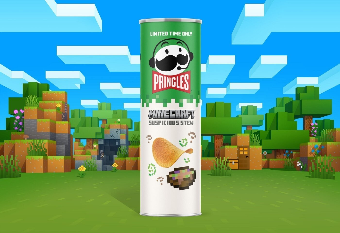 Pringles выпустила чипсы со вкусом необычного блюда из Minecraft