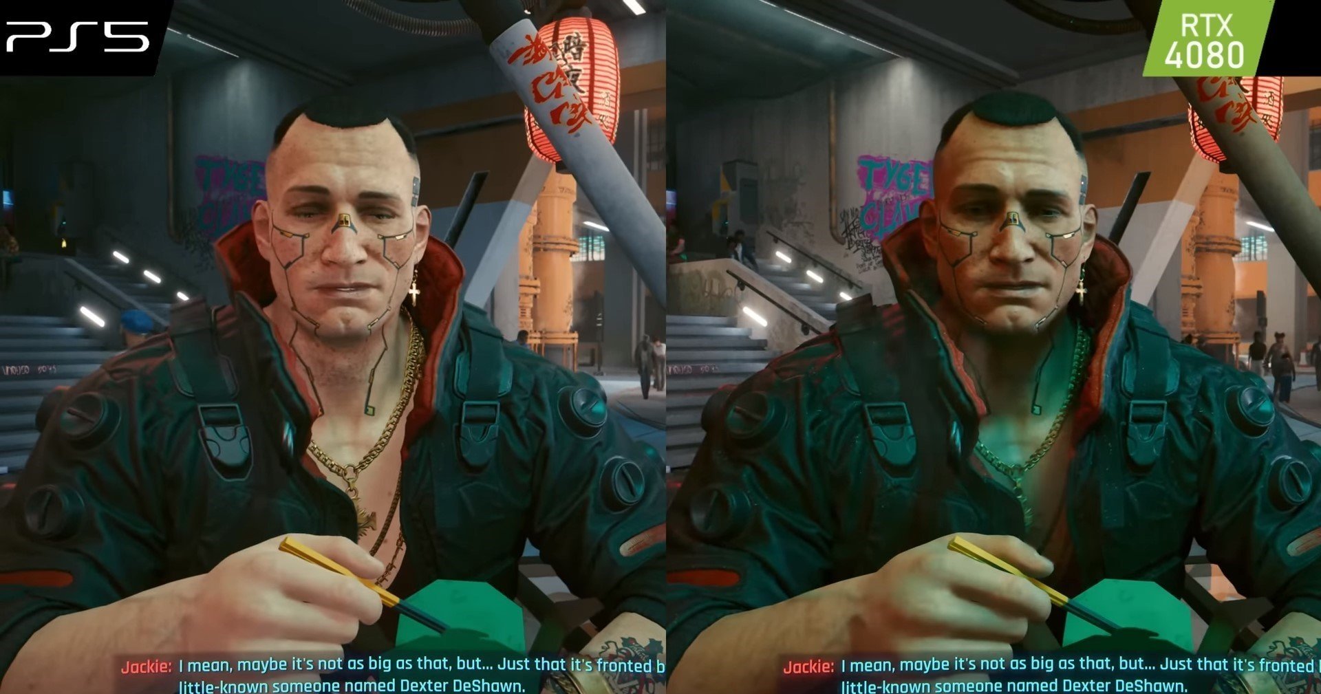 Cyberpunk 2077 в режиме Overdrive сравнили с трассировкой на PS5 разница огромная