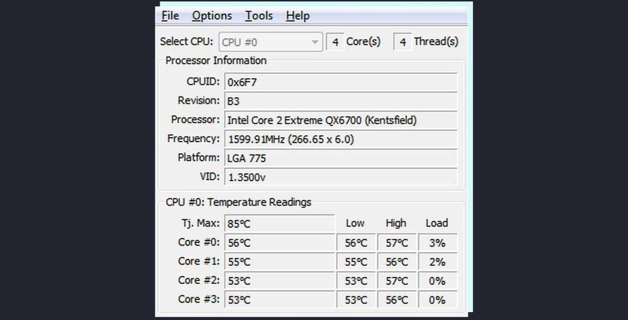 Рабочая температура процессора Intel и AMD - CQ