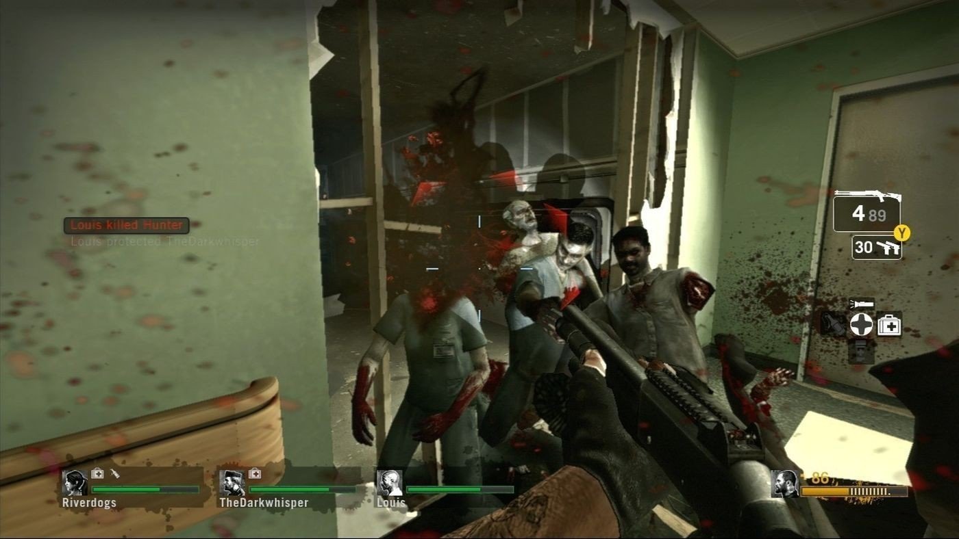 Zombie state fps. Left 4 Dead 1 Xbox 360.