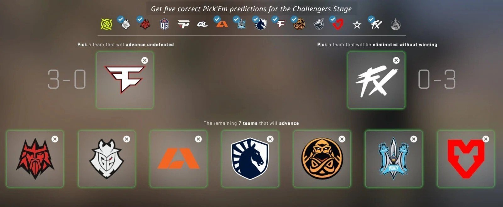 Кого ставить в PickEm Challenge на Paris Major 2023 прогнозы Challengers Stage