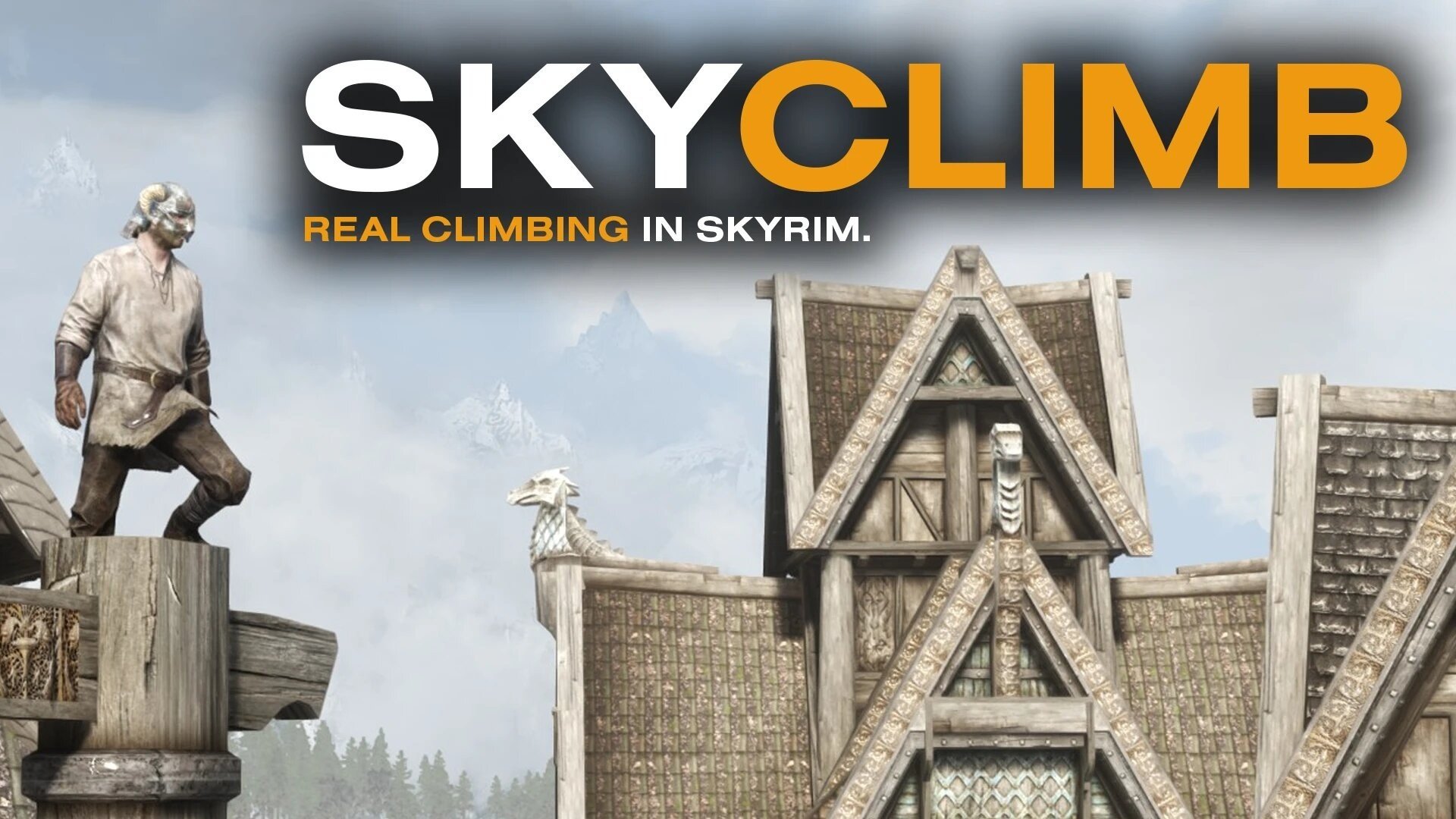 Skyrim превратили в Assassins Creed с помощью мода на скалолазание