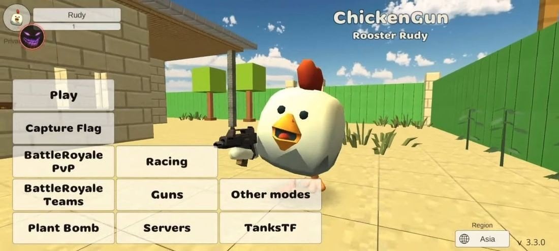 I CREATED MY OWN CHICKEN GUN ON CLICKTEAM  GAMEPLAY OF CHICKEN GUN  CTF - YouTube