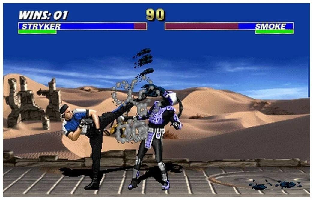 Смоук вновь станет киборгом в Mortal Kombat 1 В Сеть попал скриншот