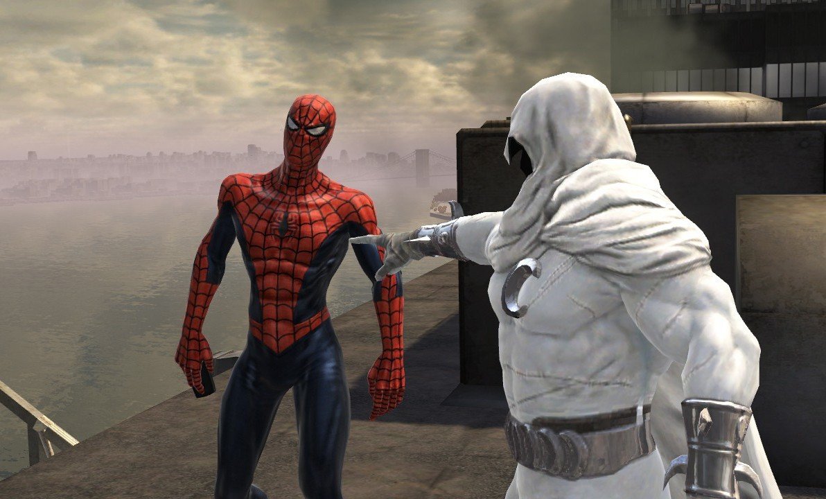 Есть игра про человека паука. Игра Spider man web of Shadows. Spider man паутина теней. Человек паук паутина теней лунный рыцарь. Человек паук паутина теней 2008.
