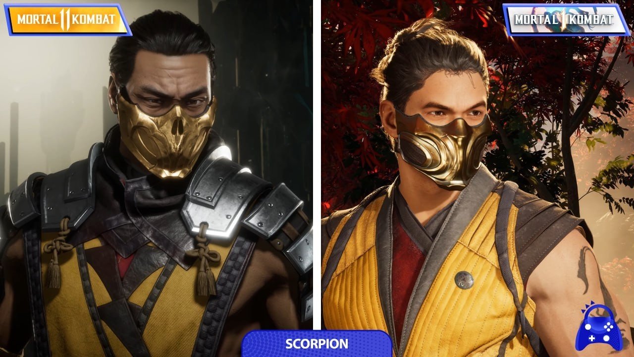 Как изменились бойцы после Mortal Kombat 11? Дизайн Mortal Kombat 1  порадовал геймеров - CQ