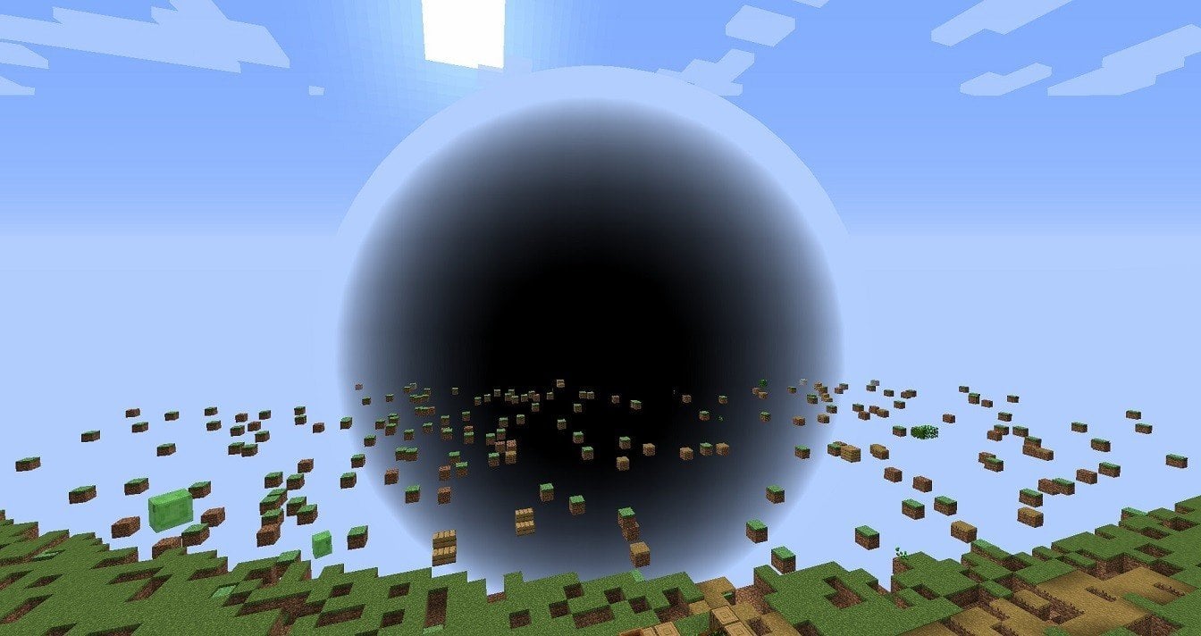 Minecraft black hole