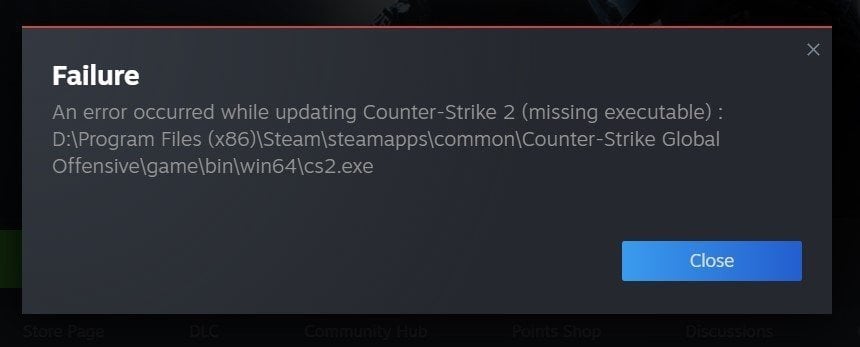 CounterStrike 2 вышла в Steam отмечаются ошибки при скачивании шутера