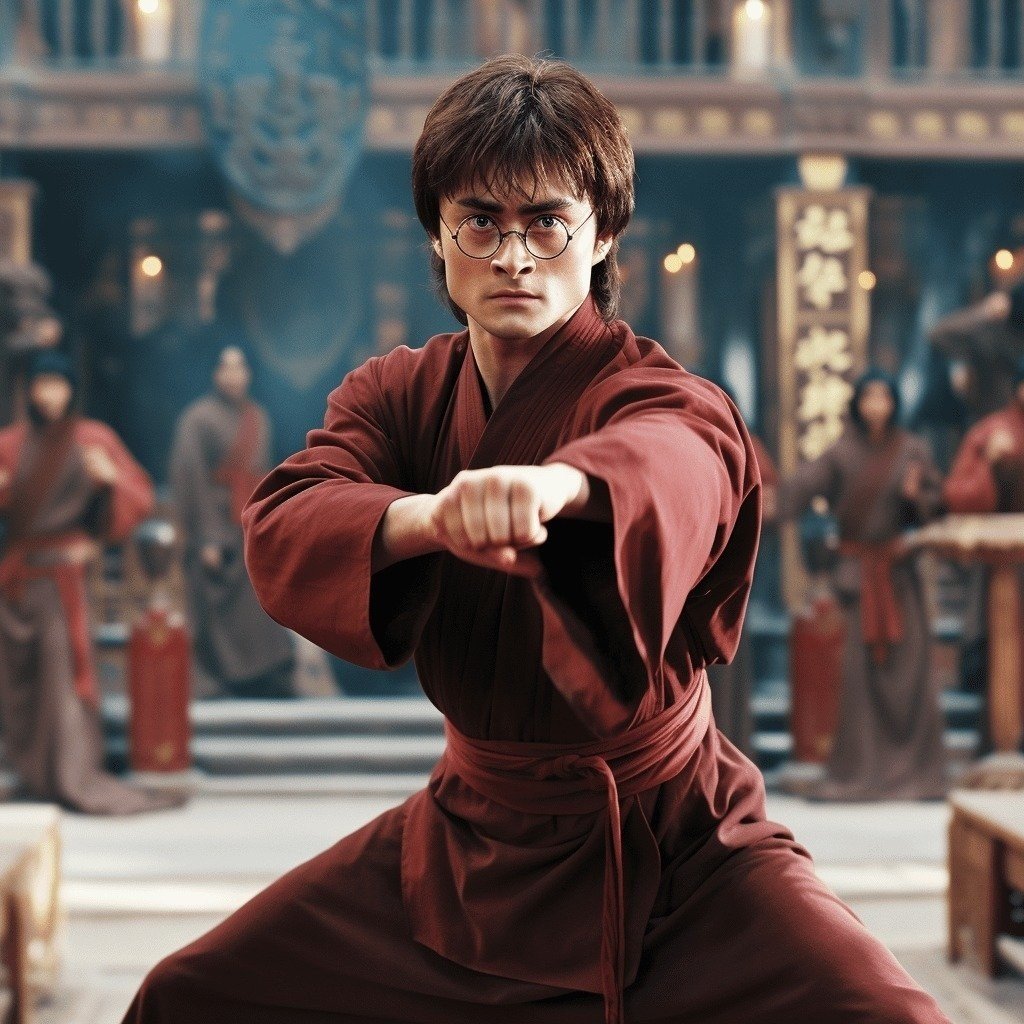 Волшебные палочки ярости нейросеть научила персонажей Гарри Поттера кунгфу