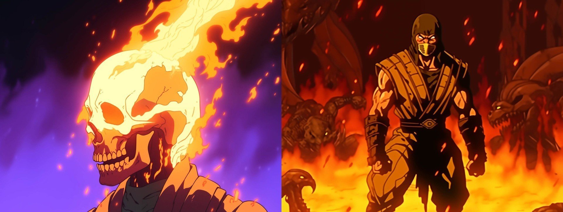 Кровь и олдскул нейросеть сняла аниме по Mortal Kombat