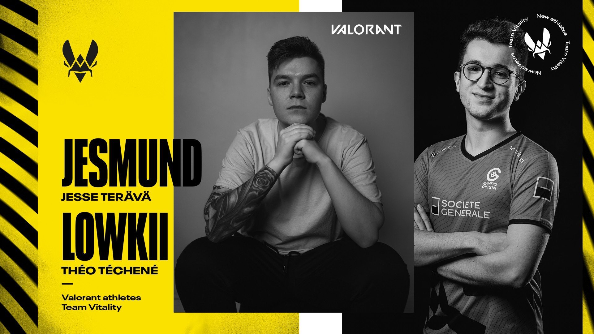 Team Vitality укомплектовала состав по Valorant