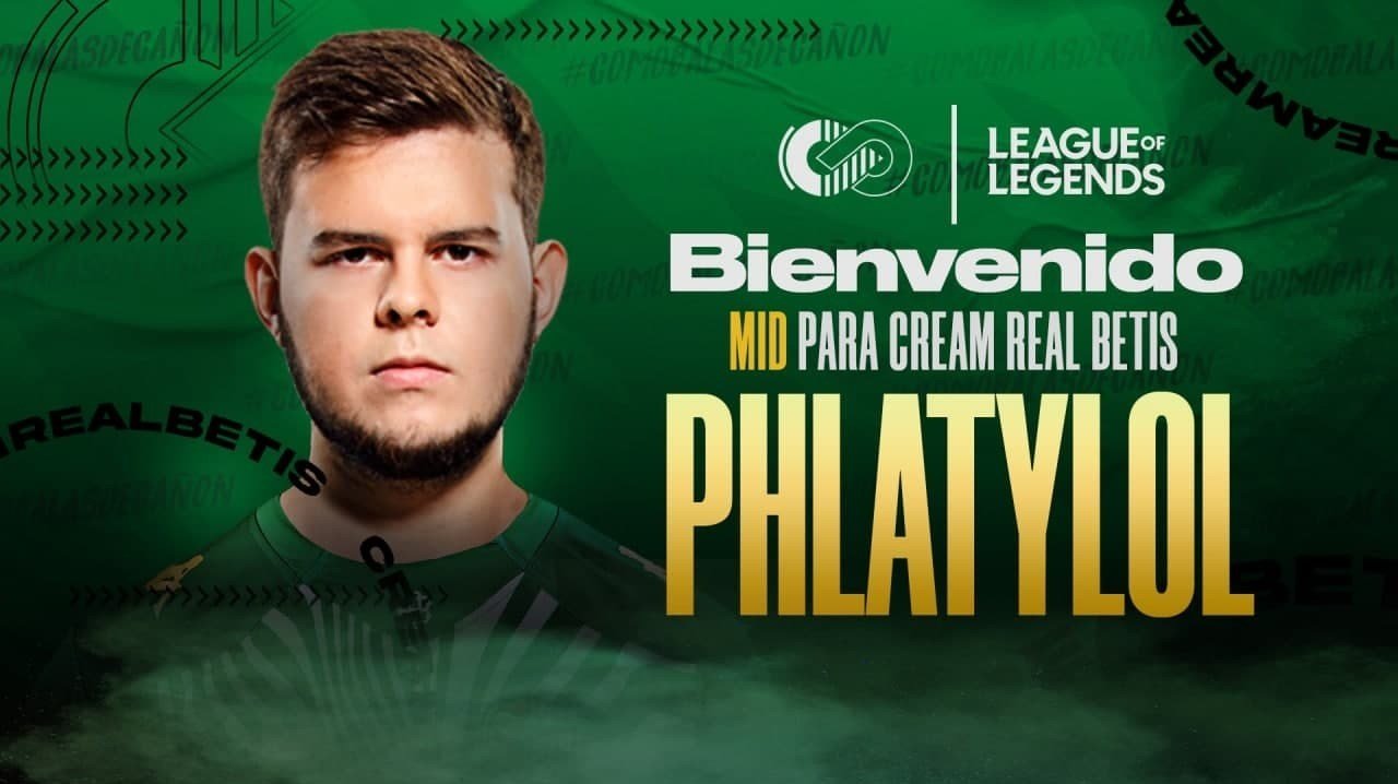 Бывший игрок Gambit Esports по LoL перешел в Cream Real Betis