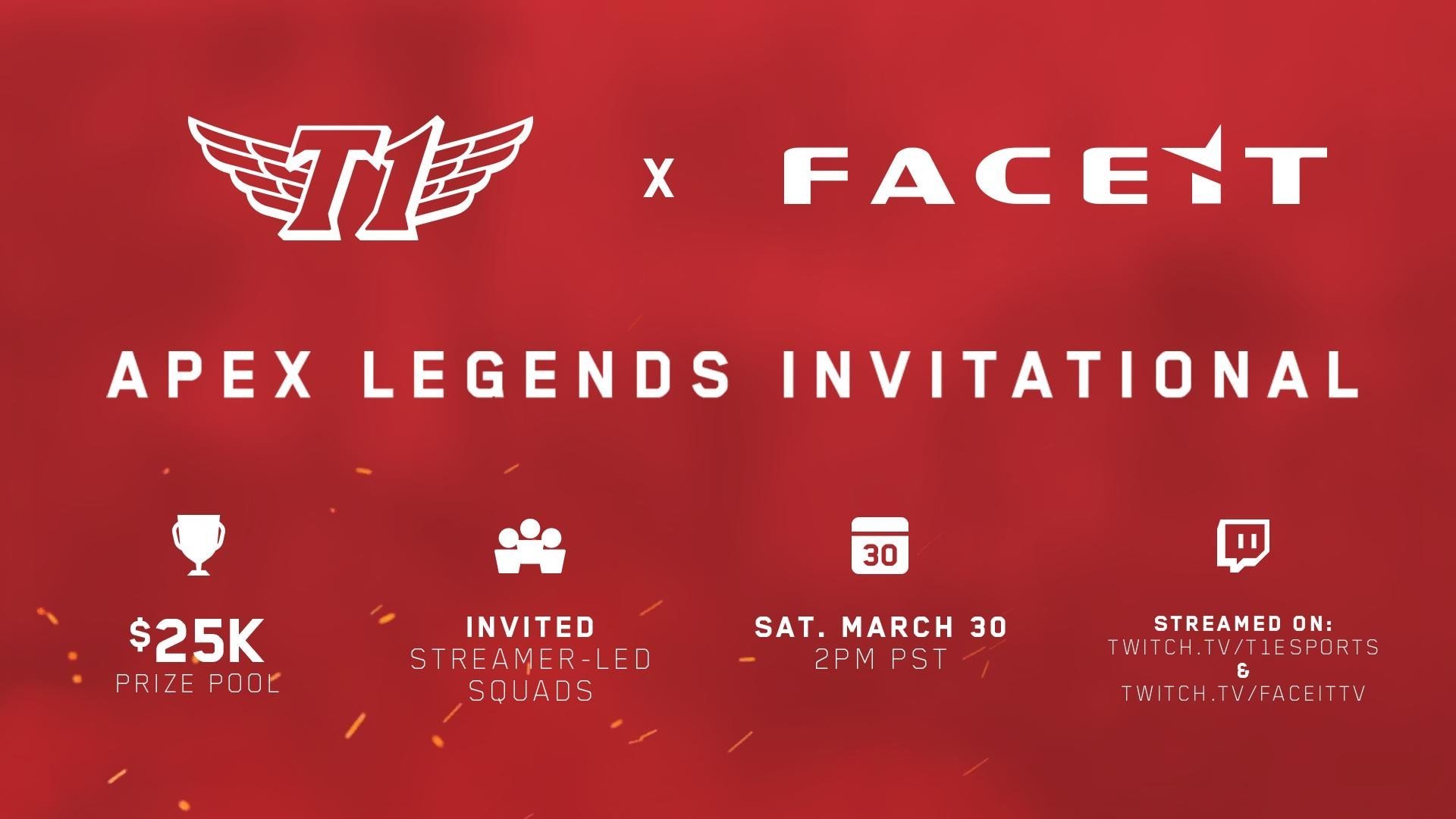 FACEIT и Т1 проведут турнир по Apex Legends с призовым фондом в 25 тысяч долларов