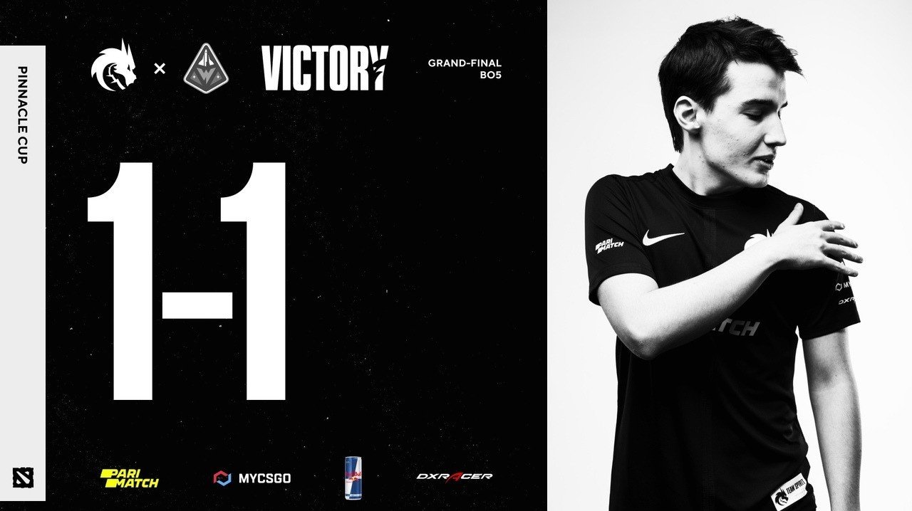 Team Spirit сравняла счет в серии с Winstrike Team на Pinnacle Cup по Dota 2
