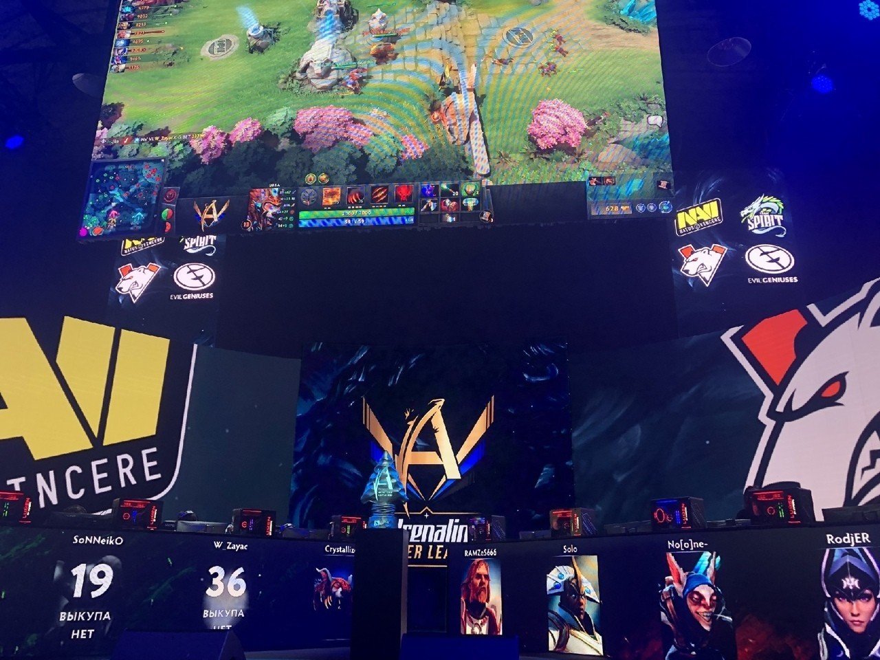 Adrenaline Cyber League Spirit обыгрывают EG NaVi не в финале