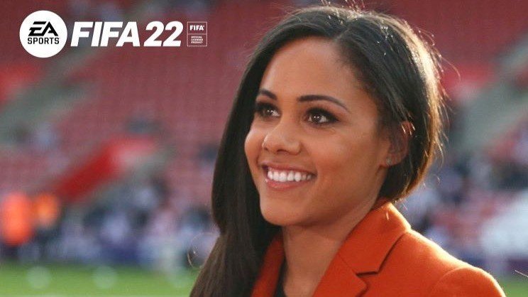В FIFA 22 официально появится темнокожая девушкакомментатор