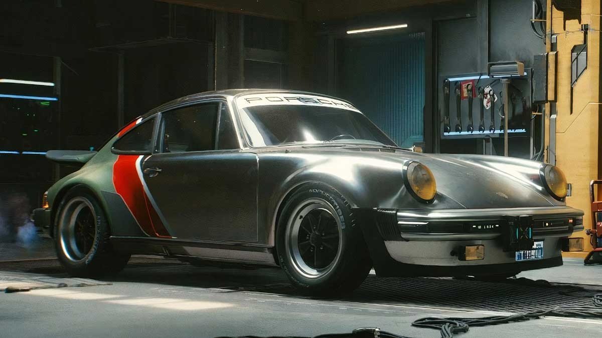 Машина для Киану Ривза — мастер воссоздал Porsche Сильверхенда из Cyberpunk  2077 - CQ