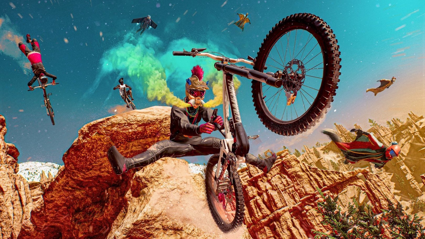 Радость для экстремалов  геймплей Riders Republic на PS5 и суперкачестве
