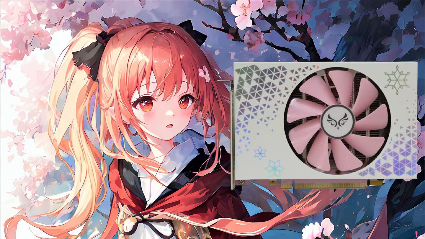 Анонсирована GeForce RTX 4060 Ti Sakura  миниатюрная видеокарта для девушек