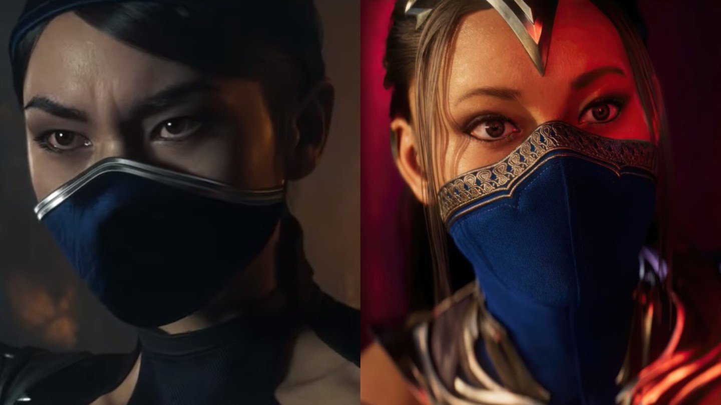 Mortal Kombat 11 vs Mortal Kombat 1 была выбрана лучшая модель Китаны
