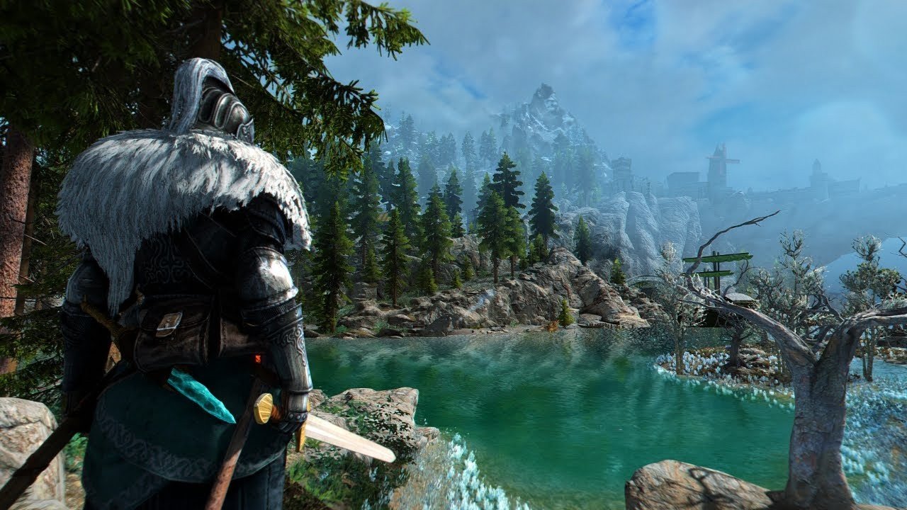 На Skyrim установили более 1000 модов и добились графики уровня Unreal Engine 5