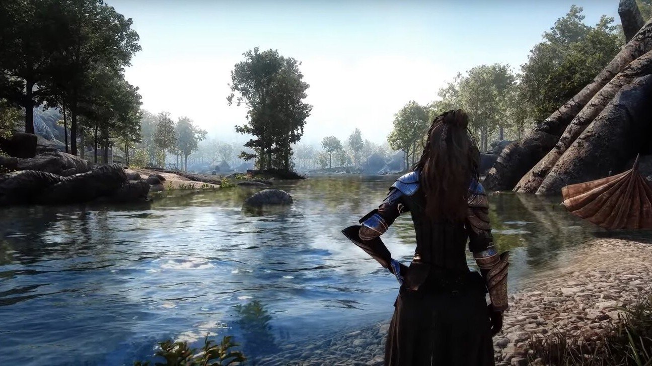 Фанат создал некстген мод для Skyrim  графика поражает воображение