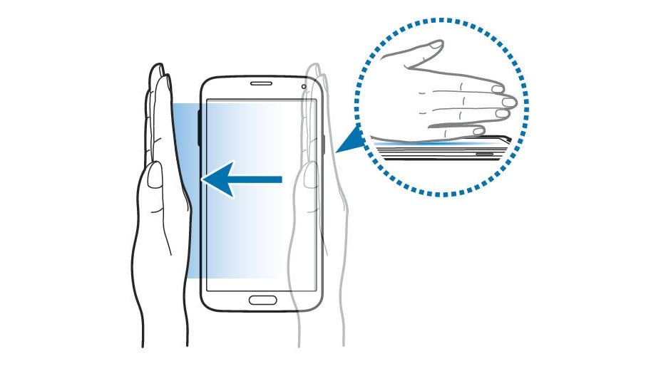 ✋️ Как сделать скриншот ладонью на смартфоне Samsung