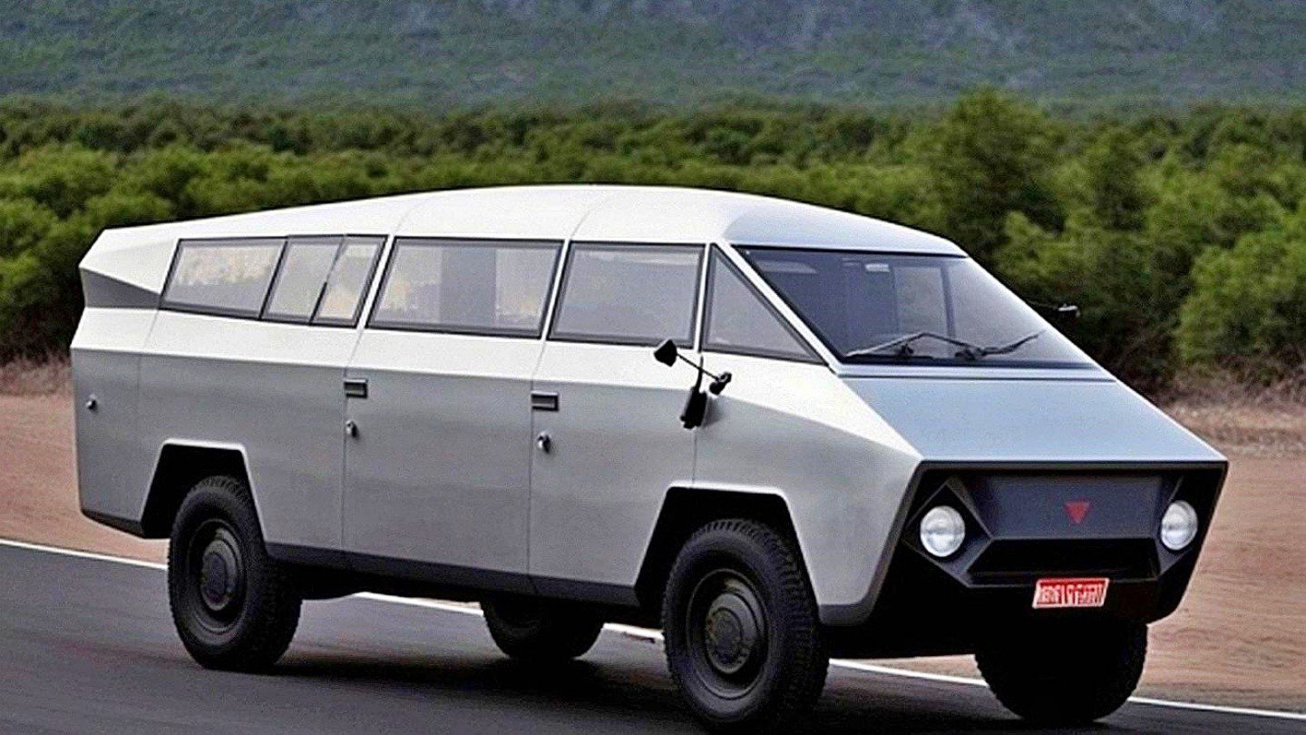 В России могут сделать Жигули в стиле Tesla Cybertruck  уже есть первые кадры