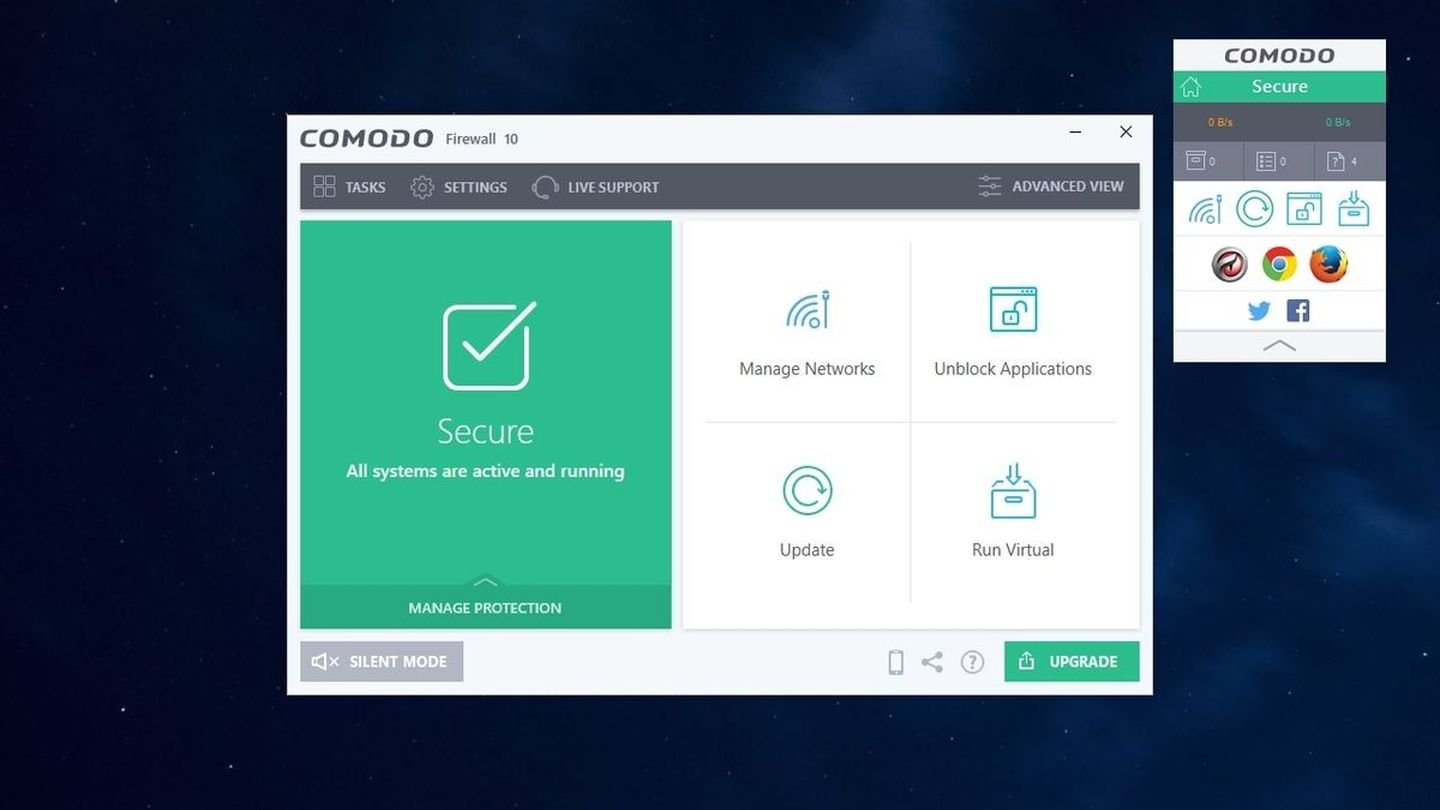 Источник: TechRadar / Comodo