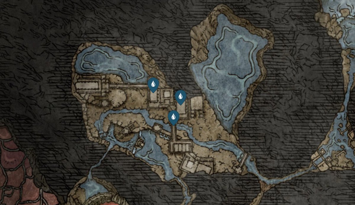 Источник: mapgenie.io / Расположение Серебряных сфер в Нокстелле