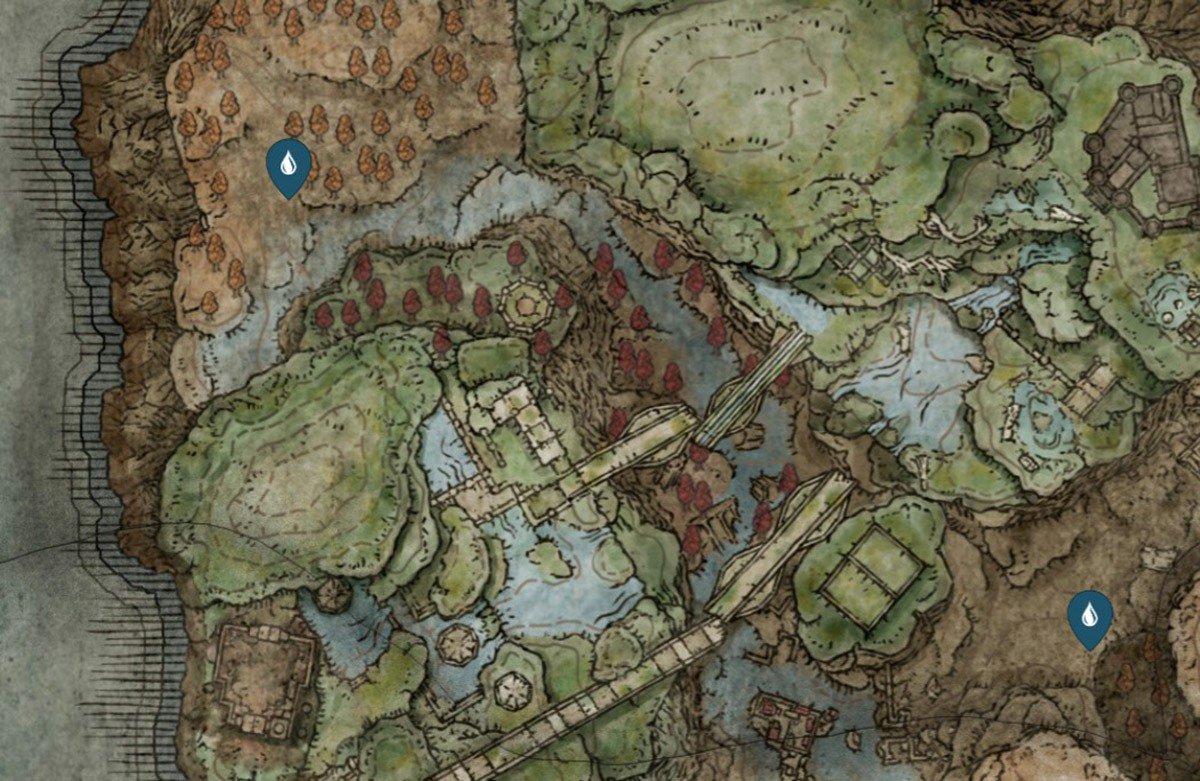 Источник: mapgenie.io / Расположение Слез личинок в Прибежище Рауха