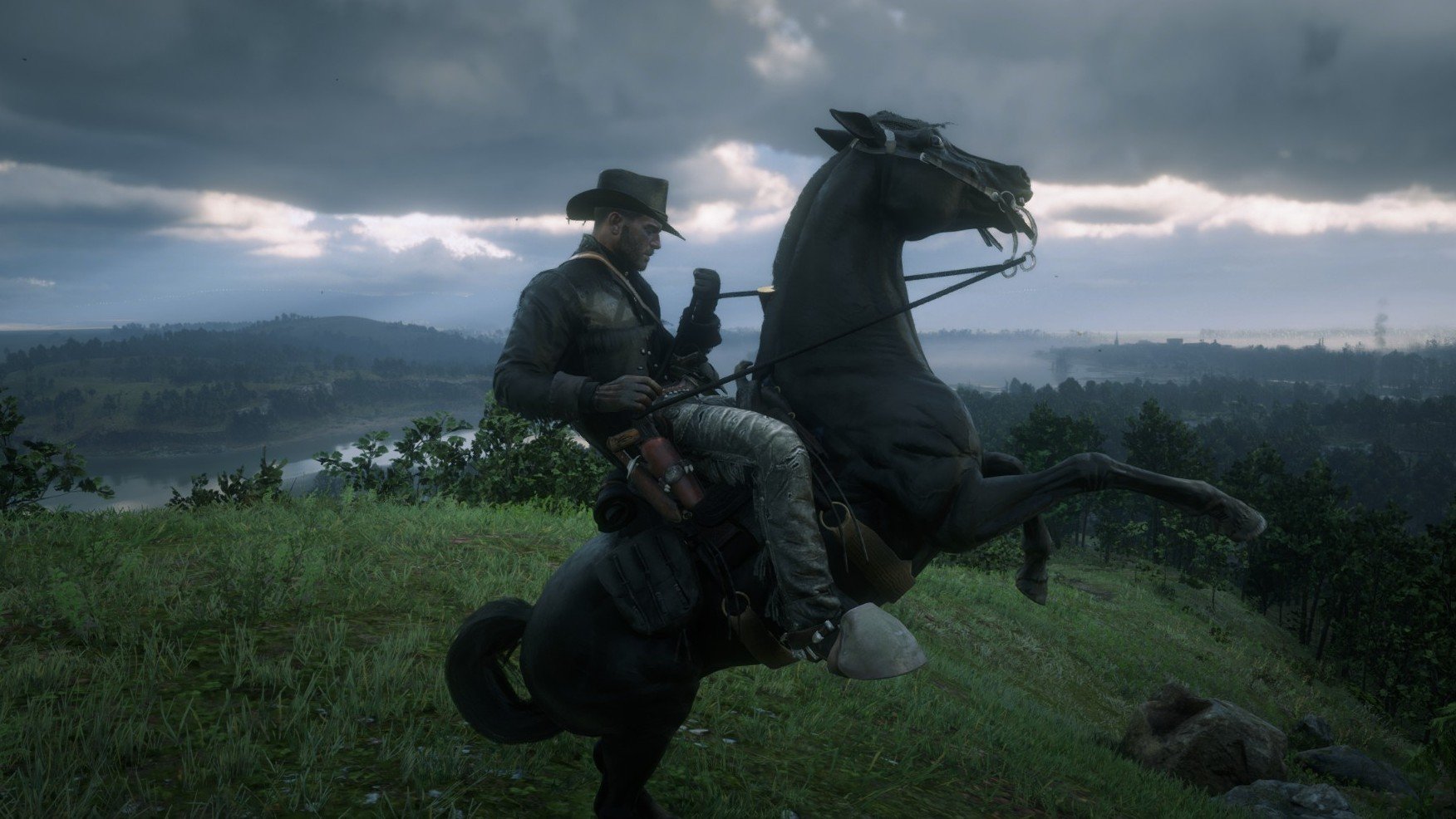 Моддер превратил Red Dead Redemption 2 в хоррор сделав лошадей сверхбыстрыми