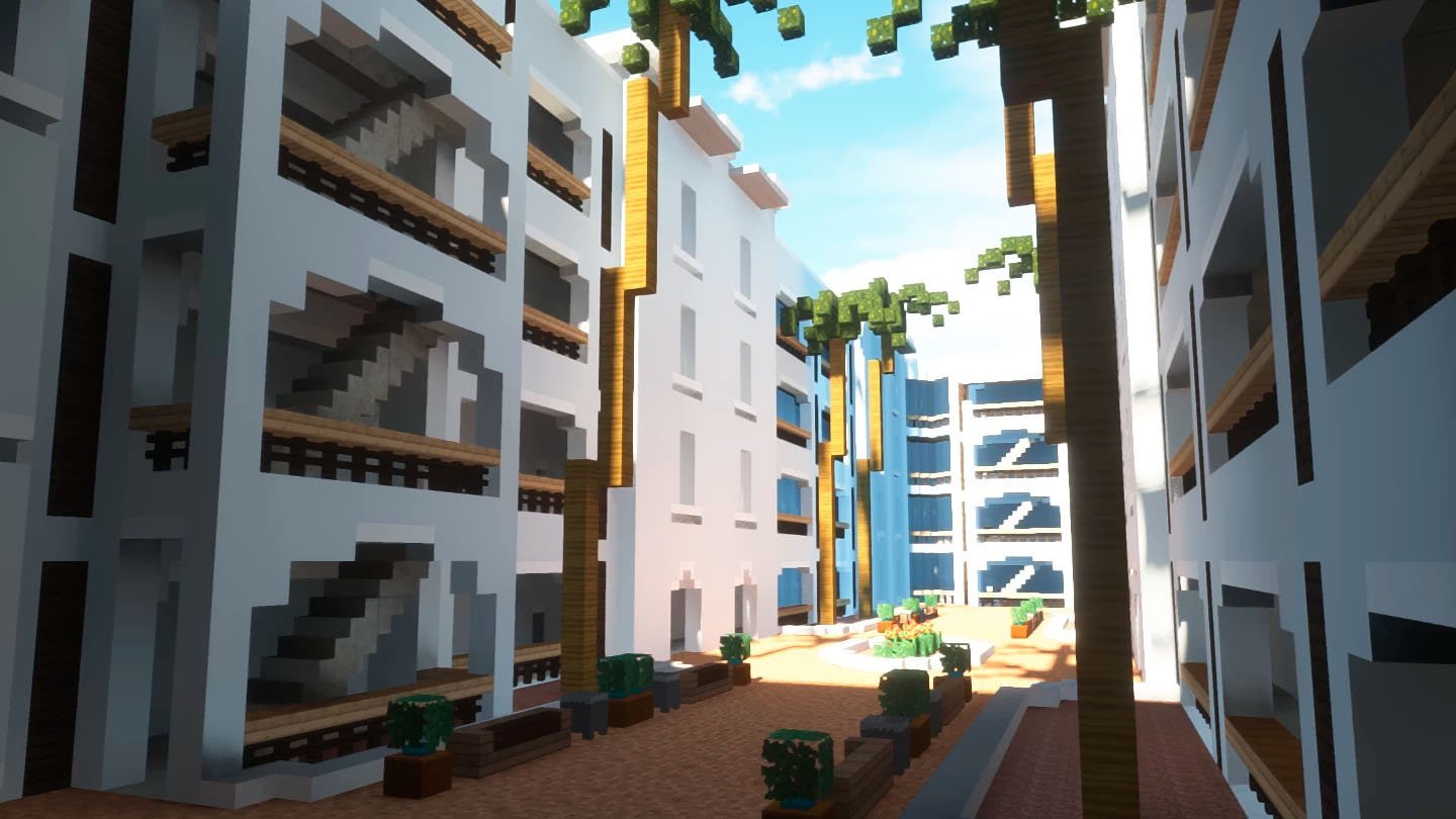 Источник: planetminecraft.com / карта Mozaic Apartment Homes в Майнкрафт