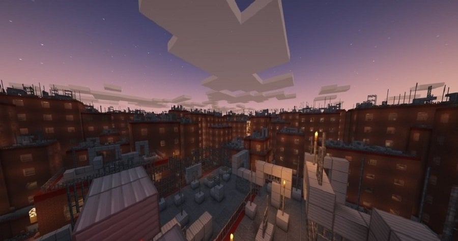 Источник: minecraft-inside.ru / Паркур Золотого Шлема