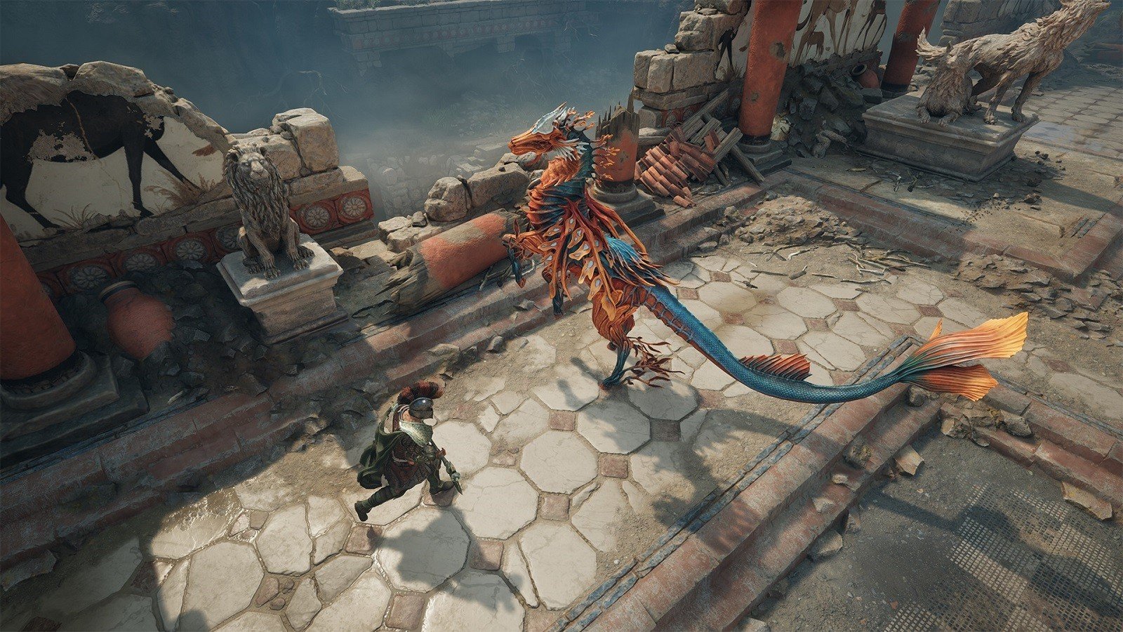 Разработчики Titan Quest 2 показали грифона и других мифических монстров