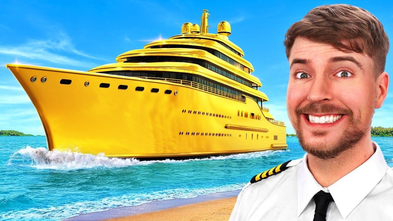 MrBeast разыграл яхту в новом ролике  в нее стреляли из винтовок и пуше
